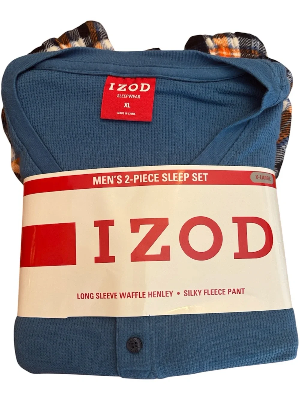 IZOD Men's 2-Piece Sleep Set - Blue NWT Size X-Large